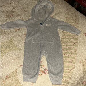 Little Bandit Gray Zip-Up Hoodie